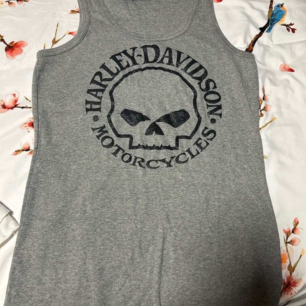 Woman’s Harley-Davidson Genuine MotorClothes Gray Top